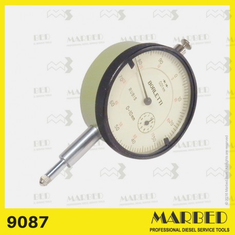Calibrador de esfera centesimal de 10 mm para el recorrido de la barra del bastidor
Similar a 1 687 233 011