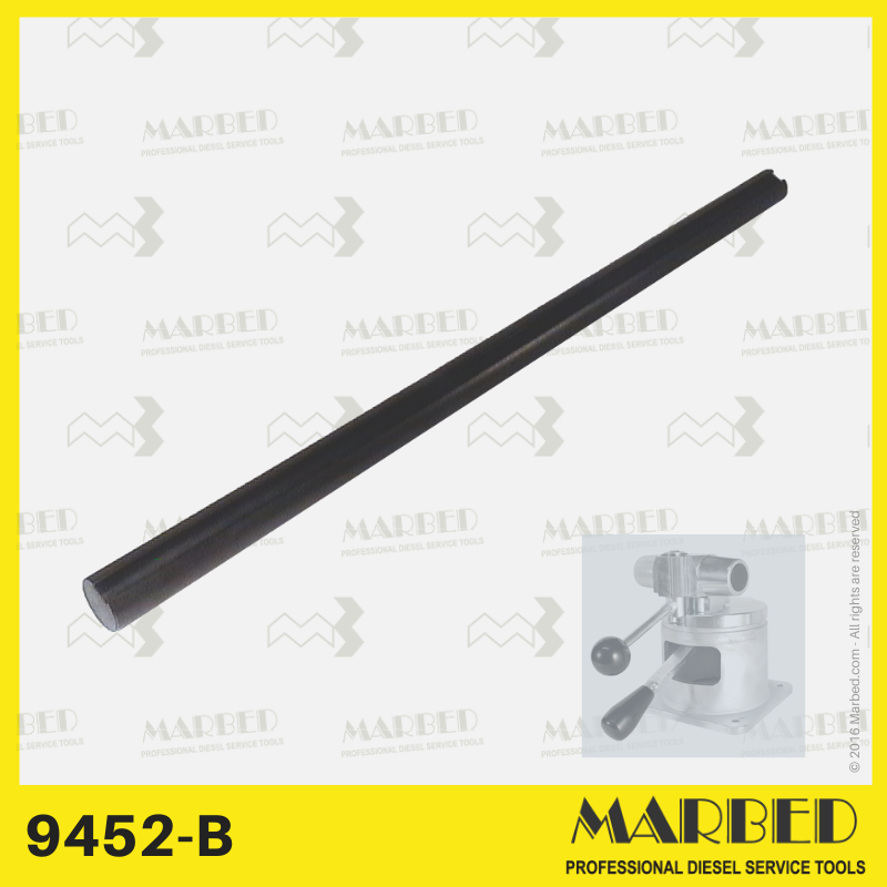 Prolonged shaft with guide, (810 mm long)