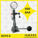 [9375-S] Hand operated injector tester ISO 8984, 0÷600 BAR armored manometer (large case)