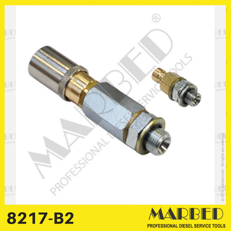 Complementary set of fittings for pump unit 8217 on DENSO HP0 pumps (straight for G 2NE) (2x90° for NE)