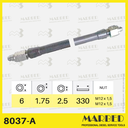[8037-A] 8037/A Tubi in acciaio (6x2,5x330) dadi M12x1,5/M12x1,5 Lucas AMP 114