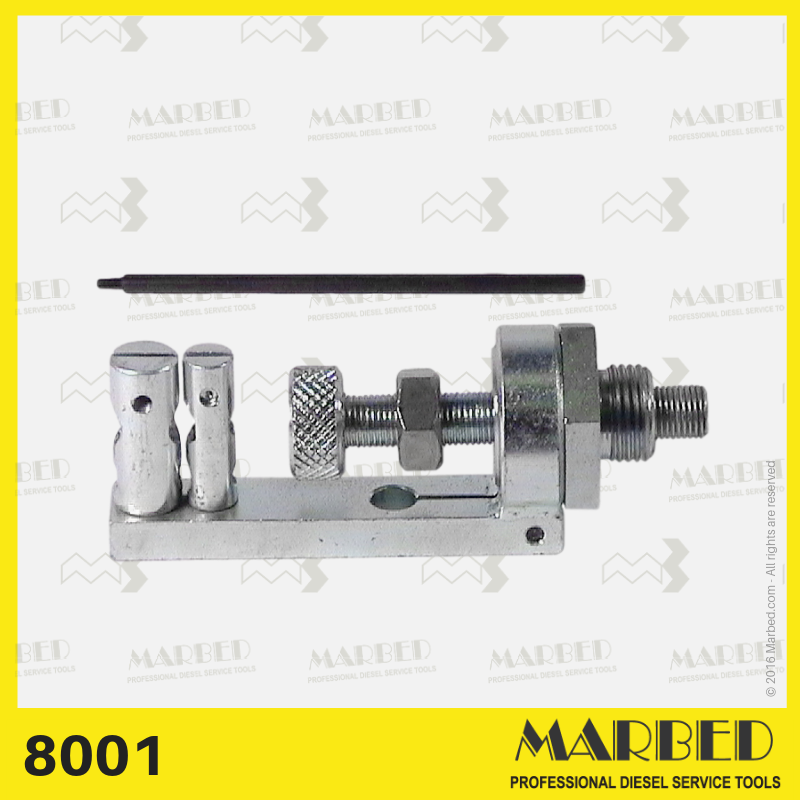 Comparator holder to measure the travel on the governor magnet. 
Similar to 0 986 612 657 