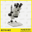 [8210-M2] Microscopio completo di coppia di oculari e lente addizionale. Integrato con 2 supporti specifici per alloggiamento funghetto iniettori c/rail.