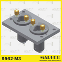 [9562-M3] Calibrated plate for mounting 2 Stanadynes PFR.. pumps, on 9562-M1 cambox.