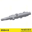 [9564-B] 4 cylinder camshaft, complete with bearings, for the immersed diesel injection pumps, 6 mm lift, on 9562-M1 camboxes.